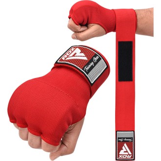 RDX IS Gel Padded Inner Gloves Hook & Loop Wrist Strap for Knuckle Protection OEKO-TEX® Standard 100 certified RED