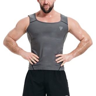 RDX M1 Men Sweat Vest Without Zipper REACH OEKO TEX 100 Certified GREY