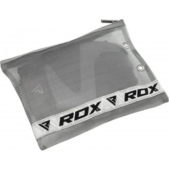 RDX S14 Ferris kožené fitness rukavice - Šedé