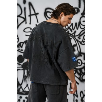 Pánské oversized tričko NEBBIA x Sexsdreams 810 - black