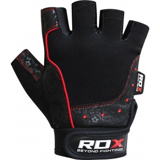 RDX Amara Fitness rukavice - Červené