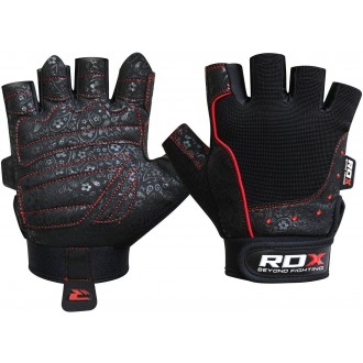 RDX Amara Fitness rukavice - Červené