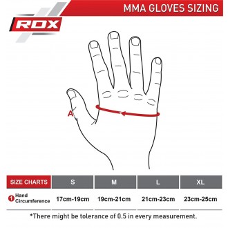 RDX Kožené MMA rukavice T1