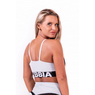 Nebbia Dámsky Mini top Mesh 606