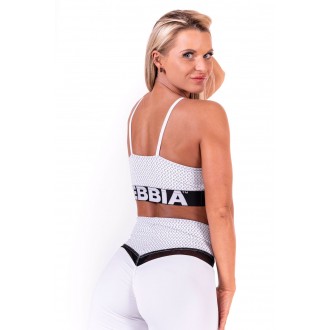 Nebbia Dámsky Mini top Mesh 606