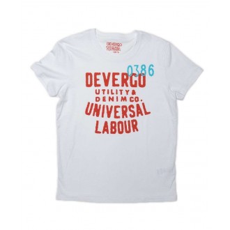 Devergo pánské triko 0386 - Bílá