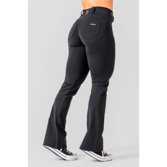 Nebbia Flared Bubble Butt legíny 2.0 POWER LIFT 308 - black
