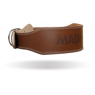 MadMax Full Leather Opasek - Hnědý