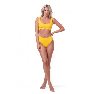 NEBBIA Bralette Miami sporty bikini 554 - Žlutá
