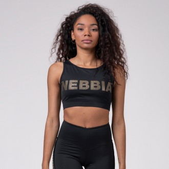 Nebbia Mini top Intense Gold Mesh 830