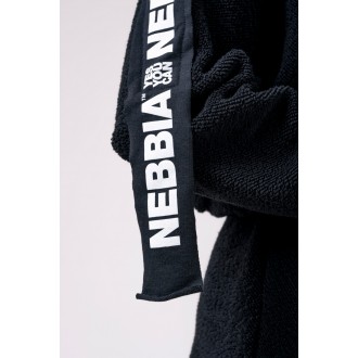 Nebbia  Rebel Hero crop mikina 520 - Černá