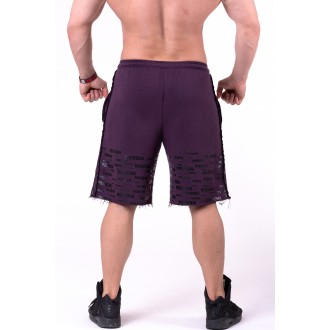 Nebbia šortky Raw Hem Street 151 - Burgundy