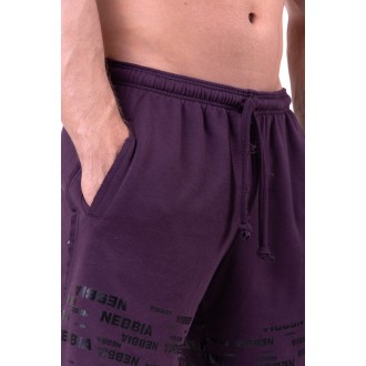 Nebbia šortky Raw Hem Street 151 - Burgundy