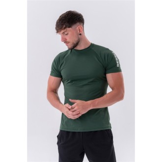 Nebbia Sportovní Fit tričko Essentials 326 - DARK GREEN