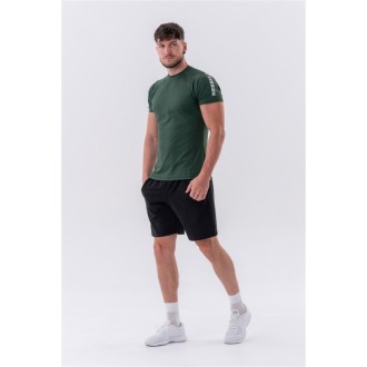 Nebbia Sportovní Fit tričko Essentials 326 - DARK GREEN