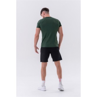 Nebbia Sportovní Fit tričko Essentials 326 - DARK GREEN
