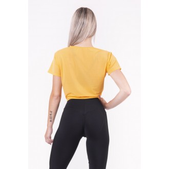 Nebbia tričko Tied knot Letters 680 - Oranžové