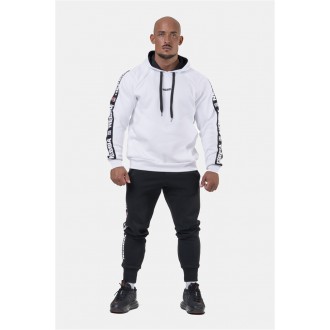 Nebbia Unlock the Champion mikina s kapucí 194 - Bíla