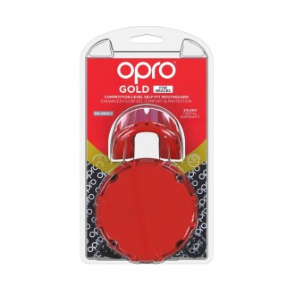 Opro Gold Braces Chránič zubů - Červeny