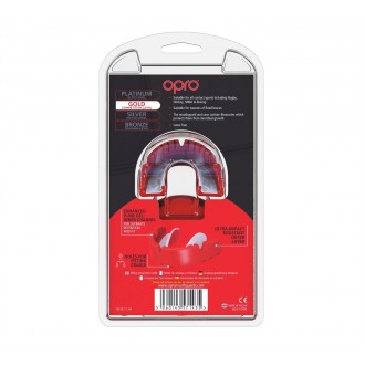 Opro Gold Braces Chránič zubů - Červeny