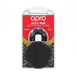 Opro Gold Braces Chránič zubů - Černý