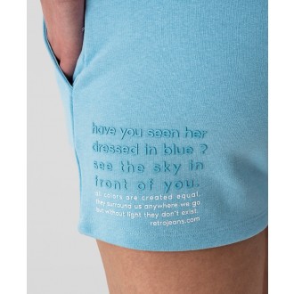 Retrojeans dámské kraťasy ERINA SHORT - Světlemodrá
