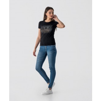 Retrojeans dámské triko ARELY T-SHIRT - Černá