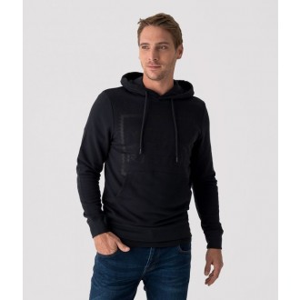 Retrojeans pánská mikina ANGNA HOOD - Černá