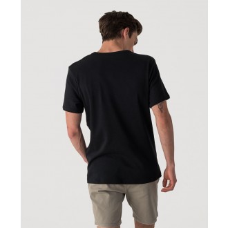 Retrojeans pánské triko JUSTIN - Černá