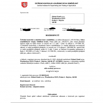 Zelená Země Konopný pamlsek pro psy / kuřecí příchuť - 100g